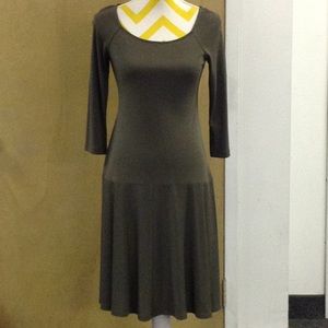 Stylish olive green Lauren Ralph Lauren dress